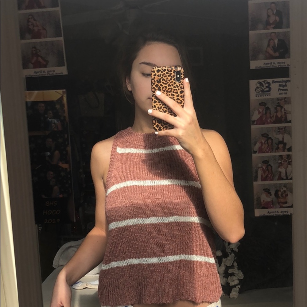 Knitted tank top